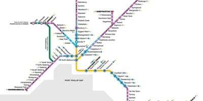 Vline地图